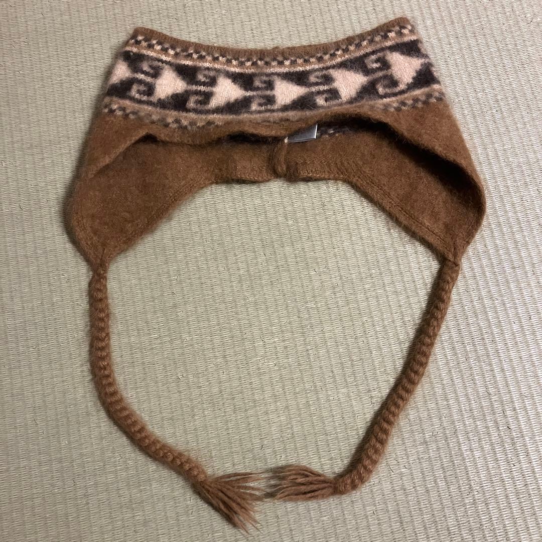 希少 ナンバーナイン 耳当て アンゴラニット