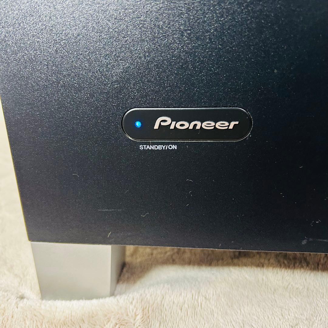 Pioneer S-51W パワードサブウーファー ブラック RCAケーブル付き