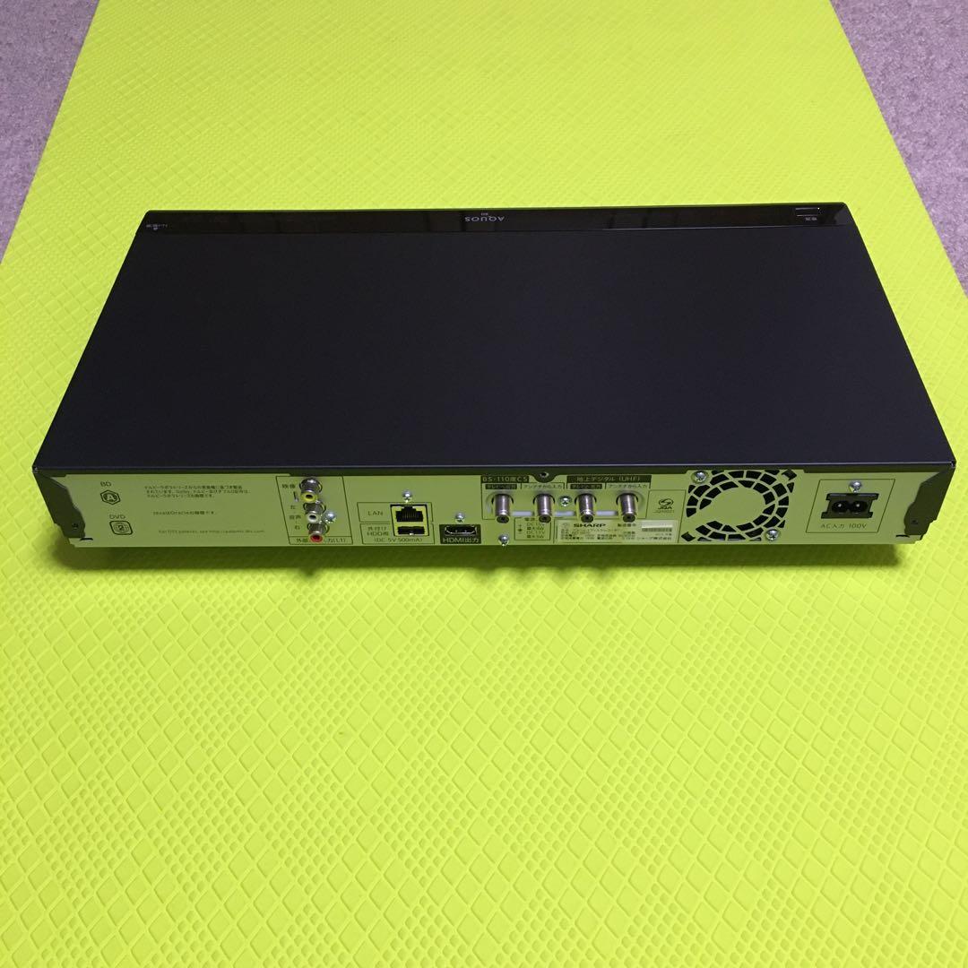 ◆美品◆シャープ ブルーレイレコーダー◆BD-S570◆純正リモコン◆取扱説明書