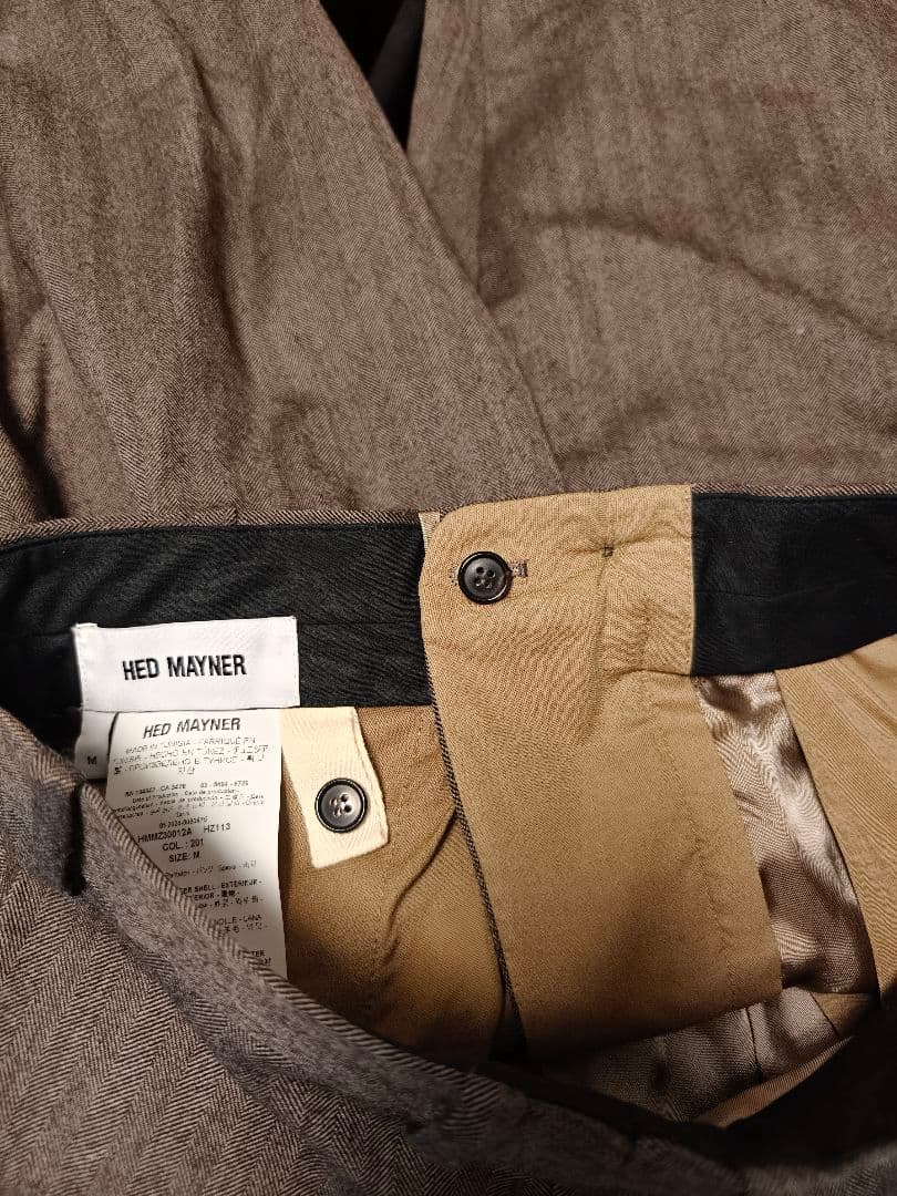 HED MAYNER ヘドメイナー 24AW PANTS ワイドパンツ M