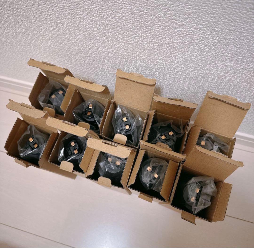 ダクトレール用スポットライト　LED 10個セット　ブラック