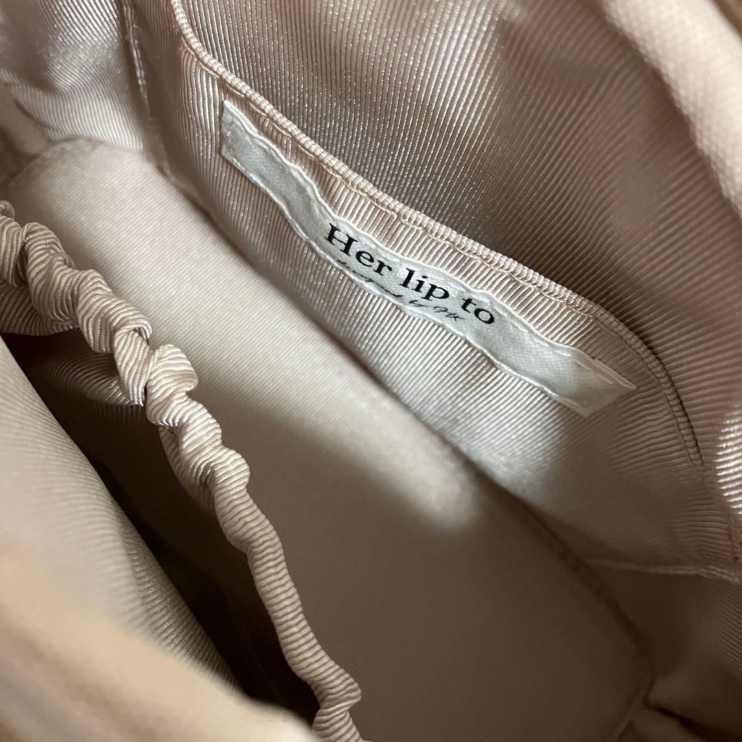 バッグ Her lip to HLT Jacquard Chain Pochette