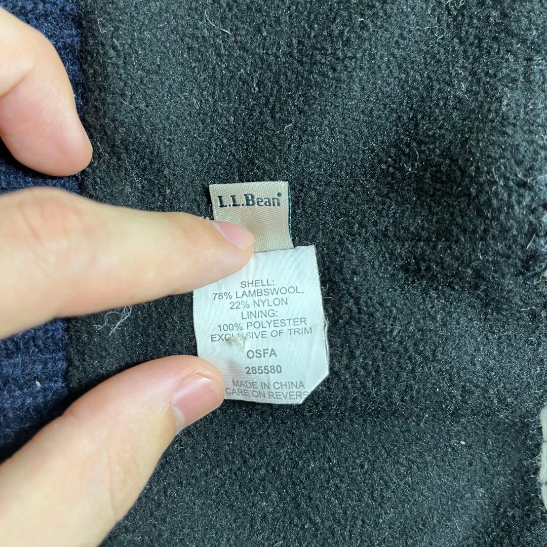 【激レア】L.L.Bean エルエルビーン バーズアイ ニット帽 ラムズウール混