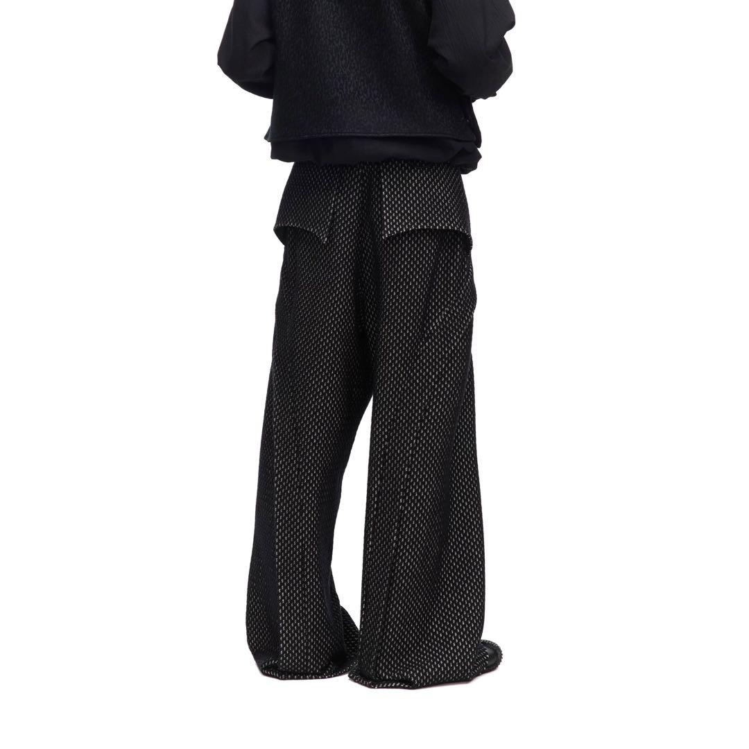 Tanm \"thorn\" ドット 変形ワイドスラックス