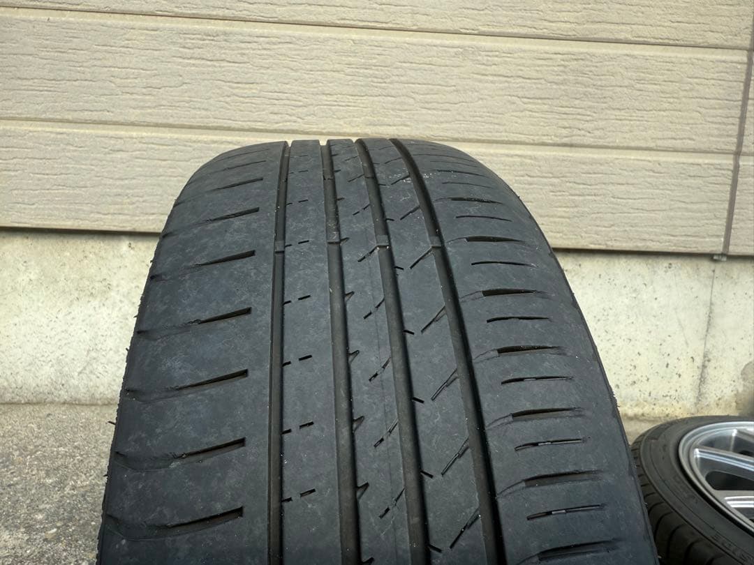 シエンタ　195/45r17グレー 5スポーク　サマータイヤホイールセット