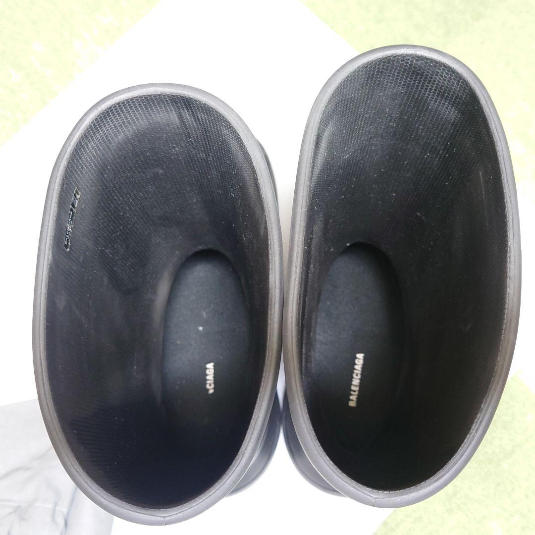 靴 balenciaga crocs boots black