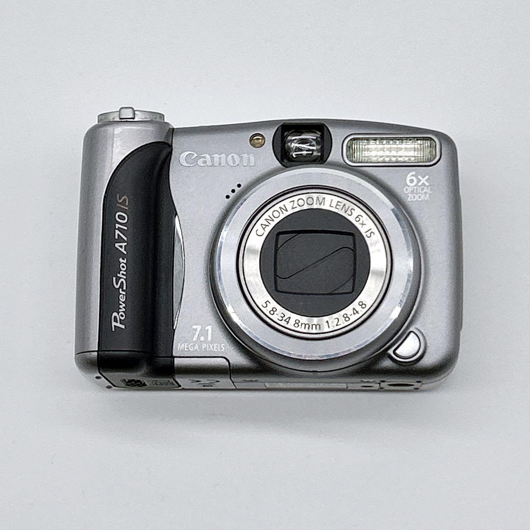 【美品】Canon PowerShot A710 IS 外箱 取説 専用ケース付