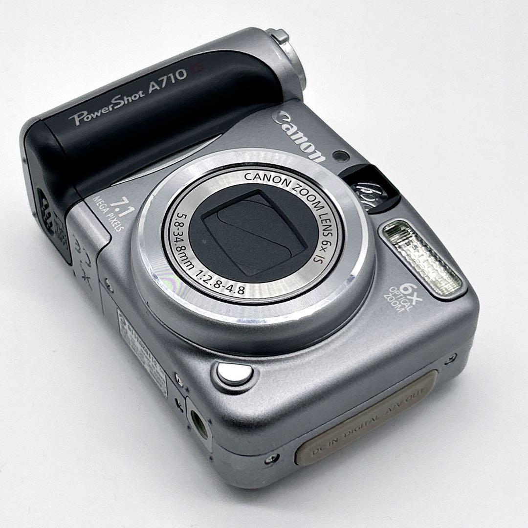 【美品】Canon PowerShot A710 IS 外箱 取説 専用ケース付
