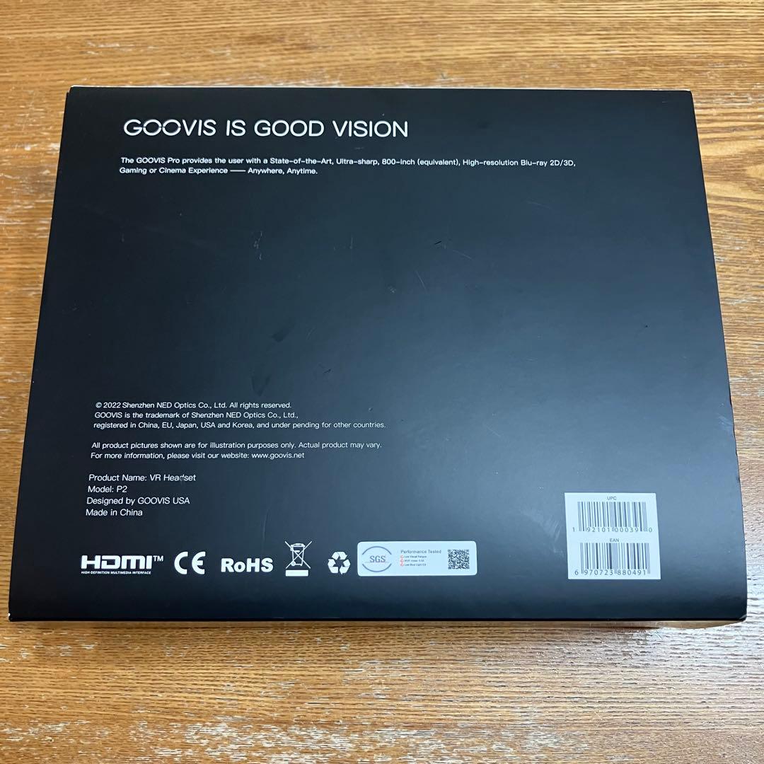 a*o様 GOOVIS グービスPro 2021 P2 ヘッドマウントディスプレ