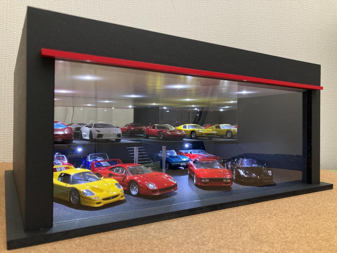 ミニカー専用ジオラマ：1/43 ショールームⅡ（吹き抜けタイプ）週末限定セール！