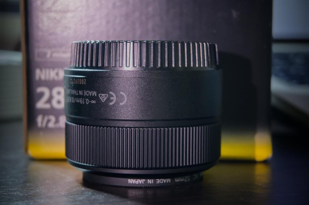 ニコン NIKKOR Z 28mm f/2.8 単焦点レンズ