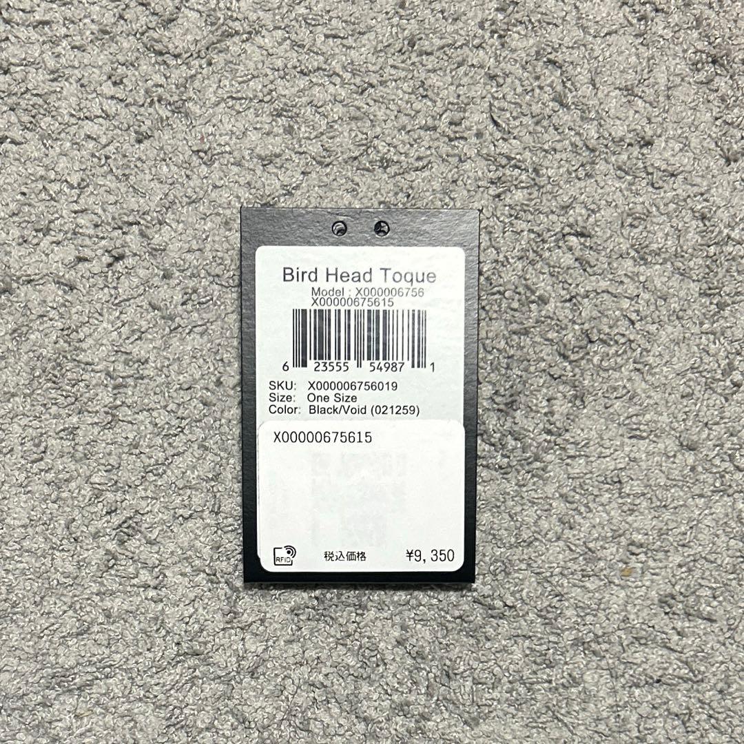 正規品　アークテリクス bird head toque ビーニー 黒　完売品