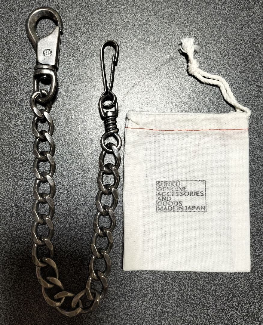Koichiro商品　 WALLET CHAINS　410㎜　シルバー