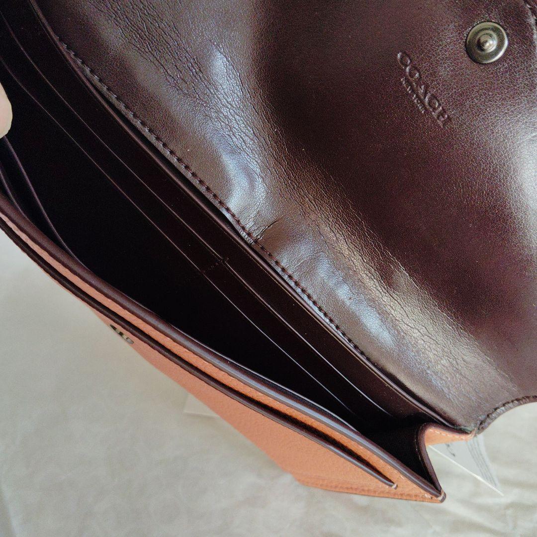 新品　COACH コーチ　ビジュー付き長財布