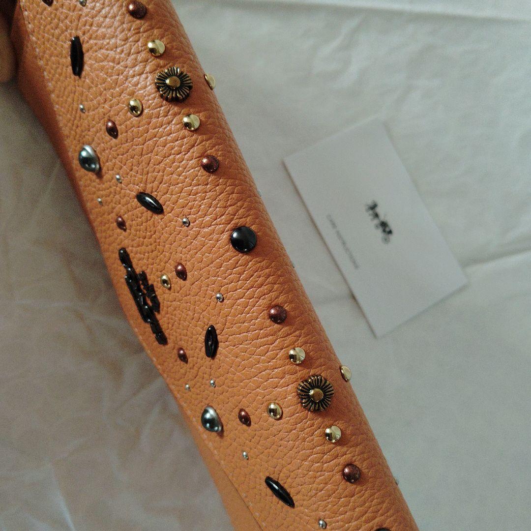 新品　COACH コーチ　ビジュー付き長財布