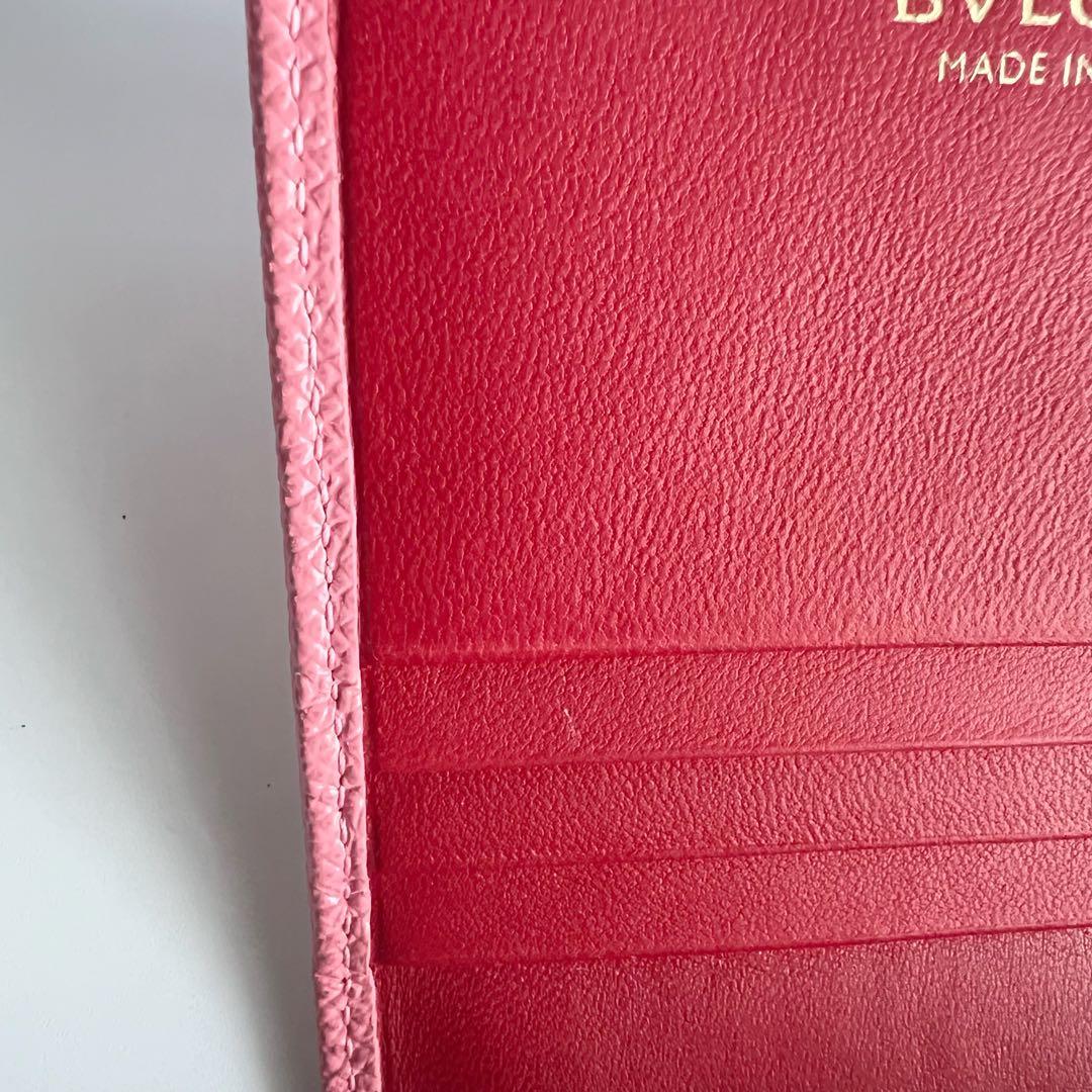 【るり様用】未使用　BVRGARI　ブルガリ　ロゴクリップ　長財布　ピンク