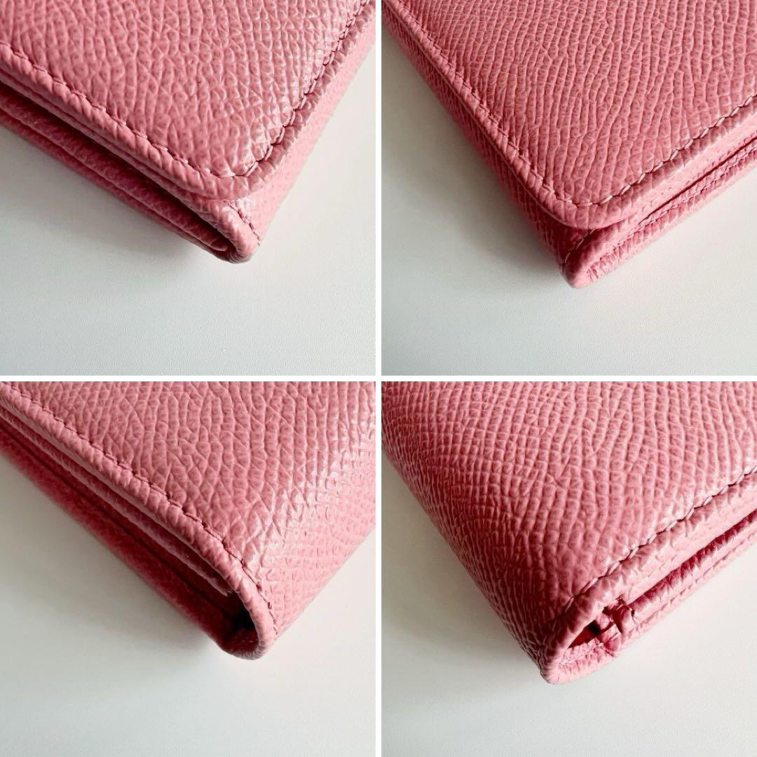 【るり様用】未使用　BVRGARI　ブルガリ　ロゴクリップ　長財布　ピンク