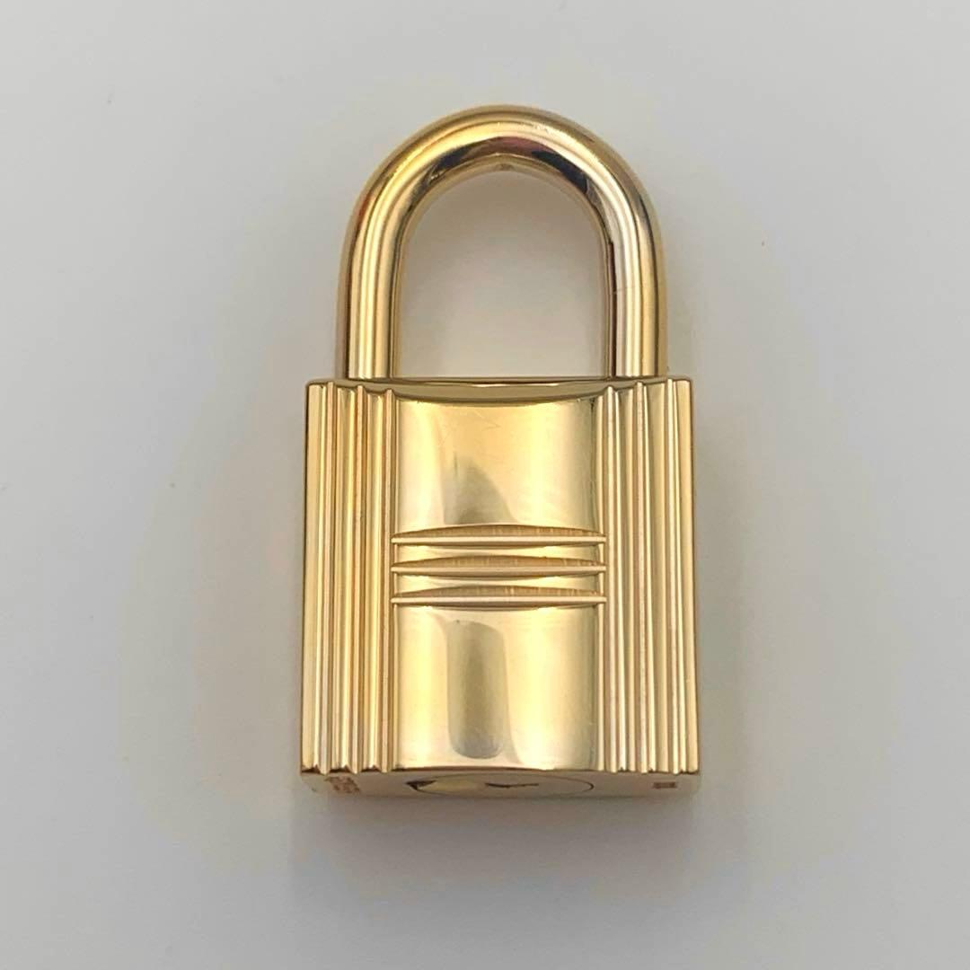 HERMES エルメス カデナ 100番 ゴールド 24Kメッキ 鍵付き 南京錠
