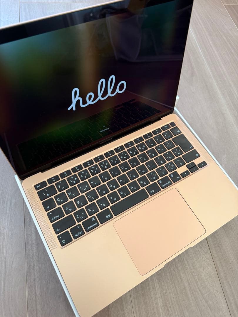 MacBook Air ゴールド(M1、2020)8GB 512GB