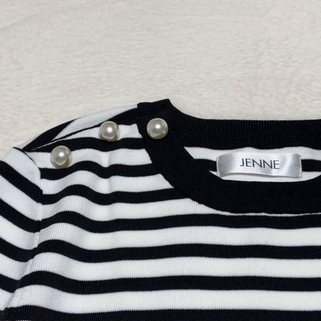 【極美品】 JENNE カットソー ボーダーXL