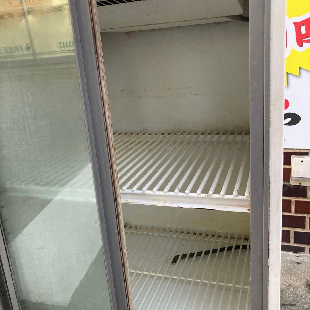 引取限定　昭和レトロ サンデン 冷蔵ショーケース MU-230XC 163L