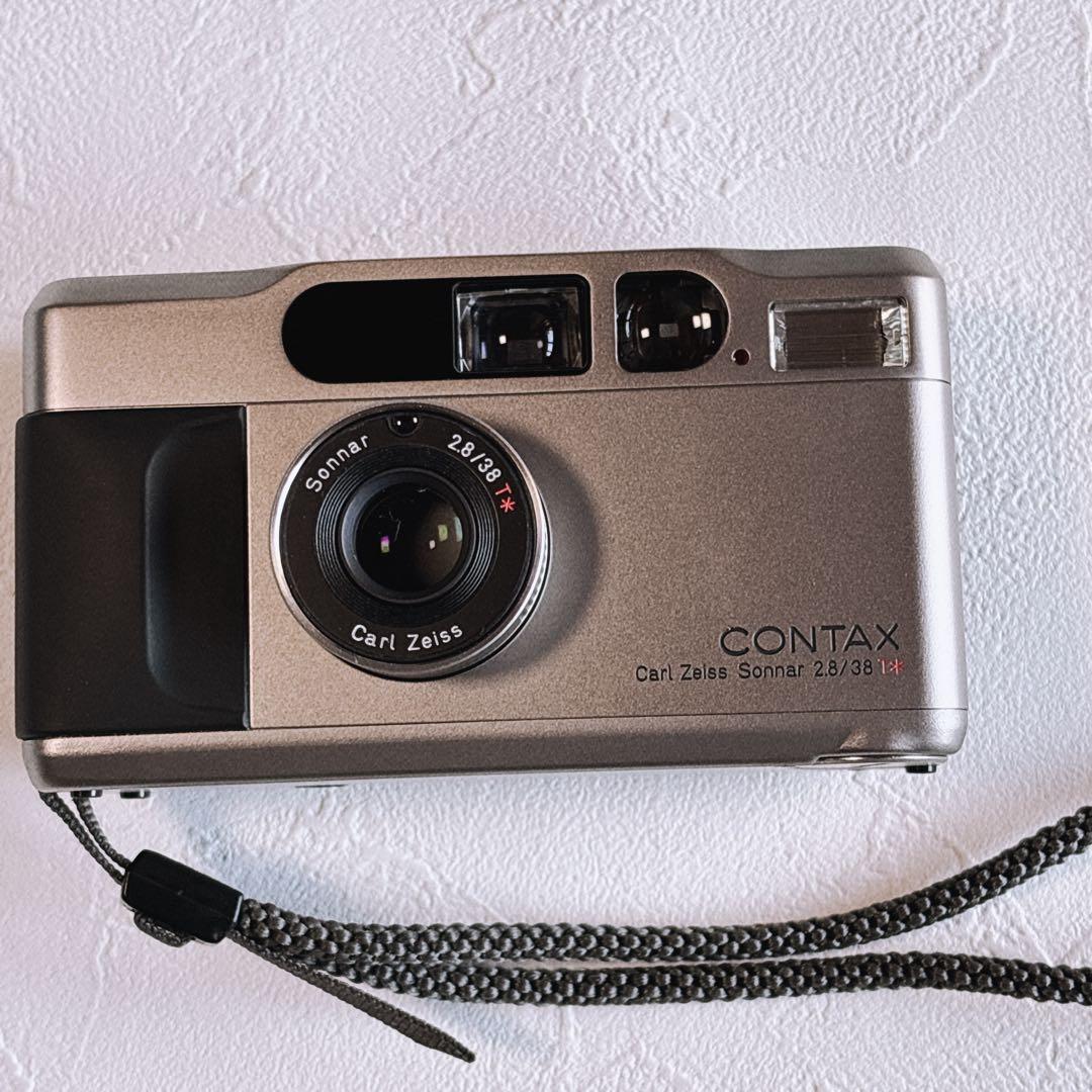 コンタックスT2 フィルムカメラ　データバック付き　中古品