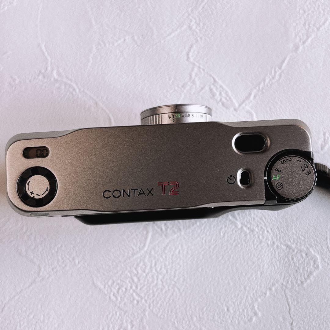 コンタックスT2 フィルムカメラ　データバック付き　中古品