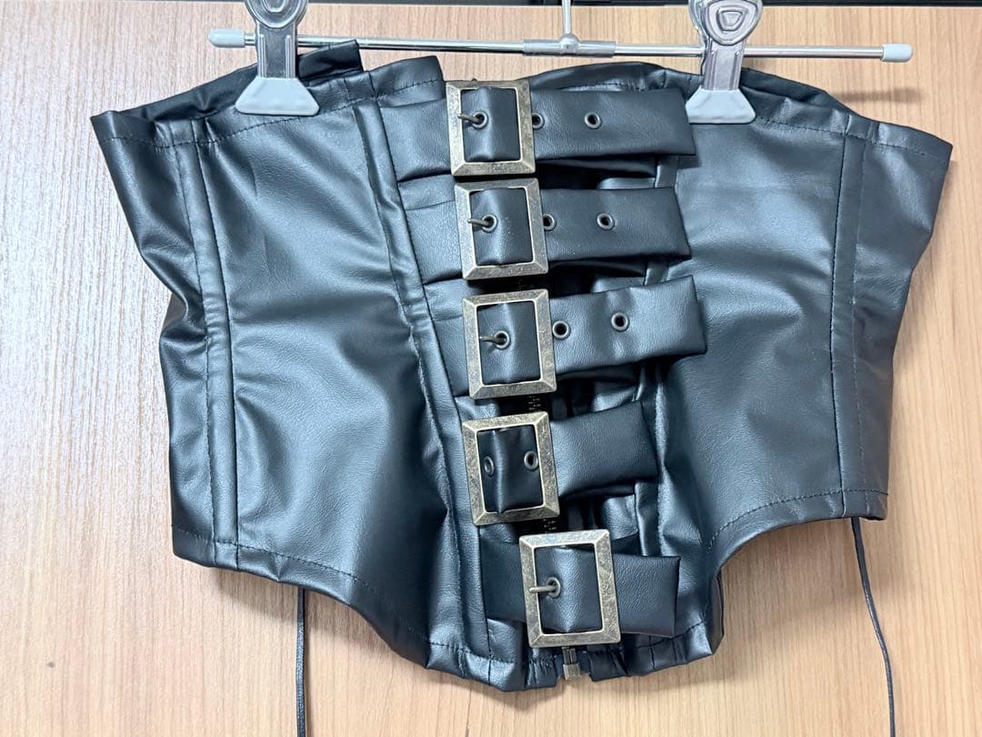 Na+H レザーコルセット　ゴス　ゴシック　ロリィタ　エヌエープラスエイチ