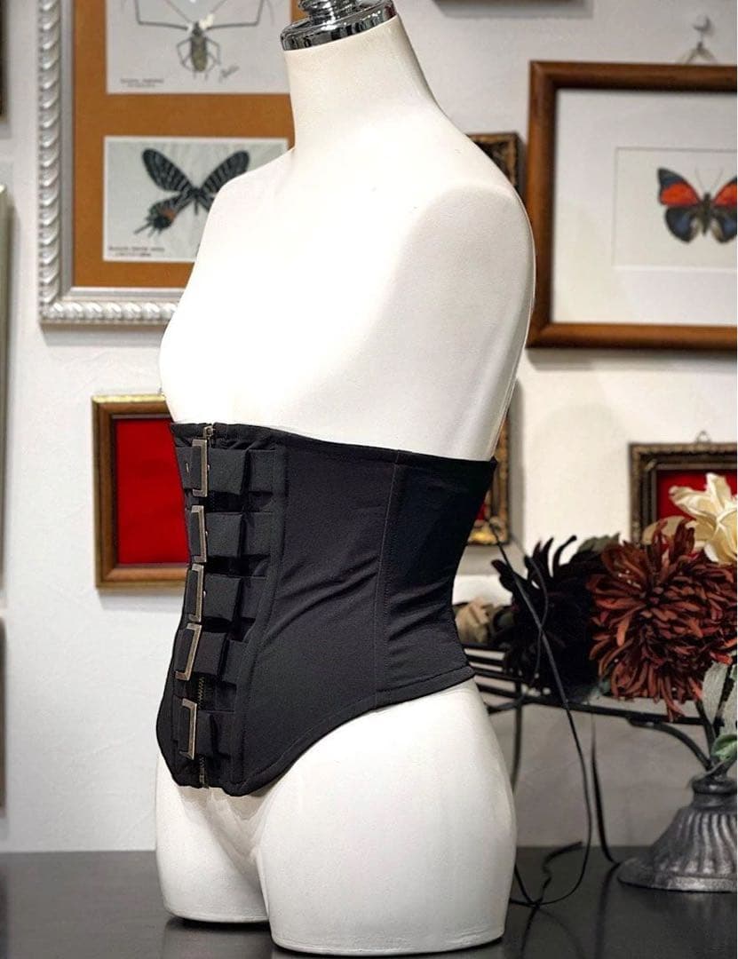 Na+H レザーコルセット　ゴス　ゴシック　ロリィタ　エヌエープラスエイチ