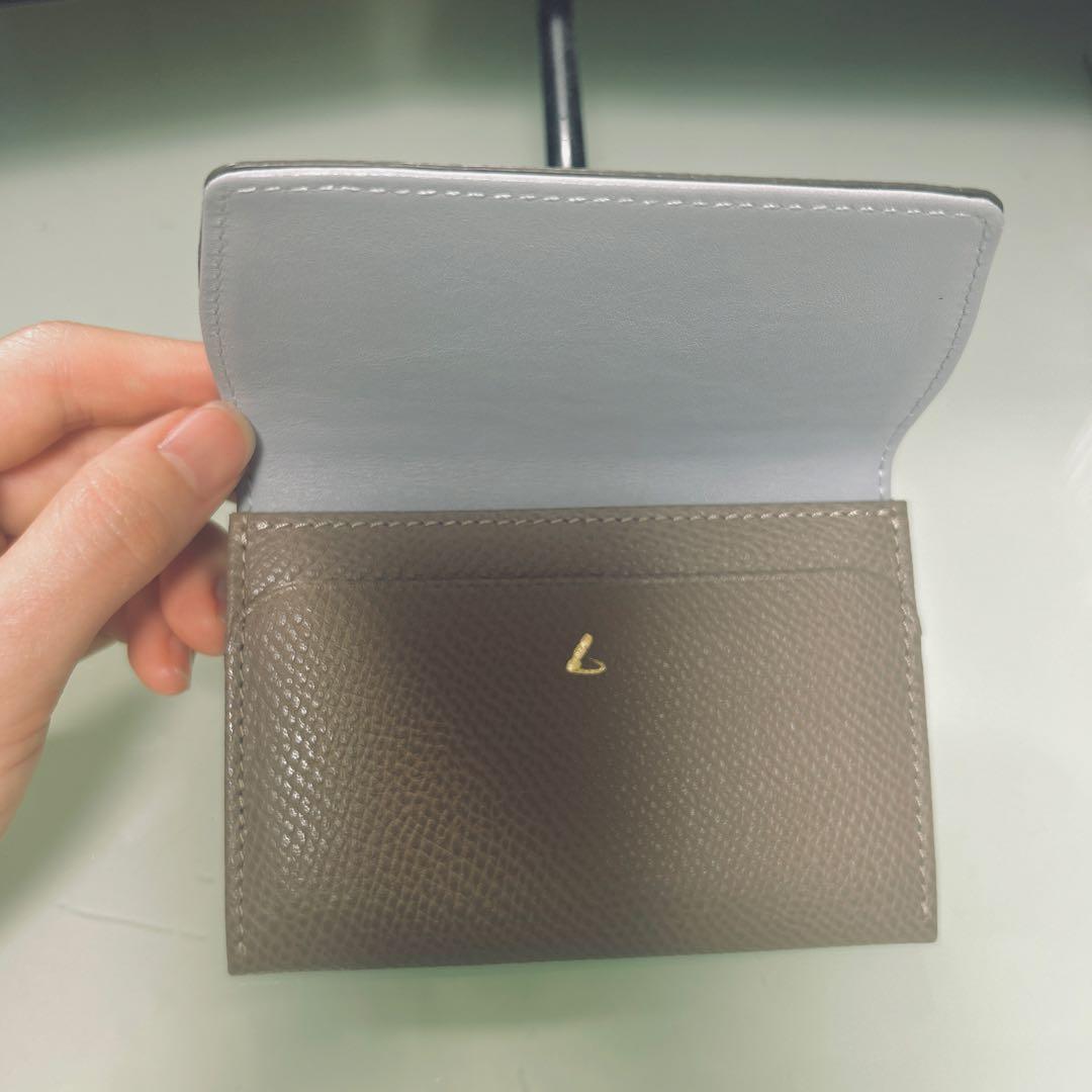 【美品】土屋鞄　TSUCHIYA KABAN 名刺入れ ヒノンカードケース