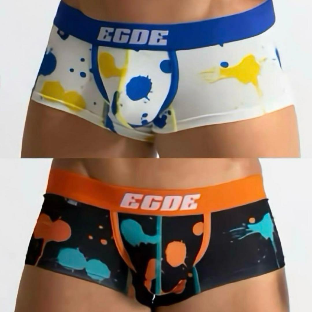 は？　EGDE エッジ　PAINTED　ボクサー　ローライズ　サイズS