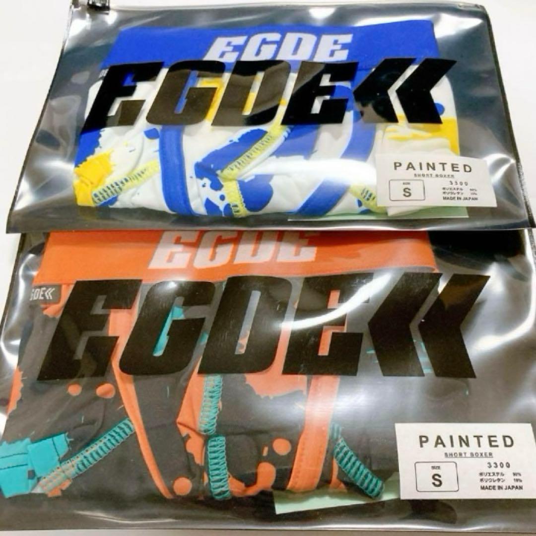 は？　EGDE エッジ　PAINTED　ボクサー　ローライズ　サイズS