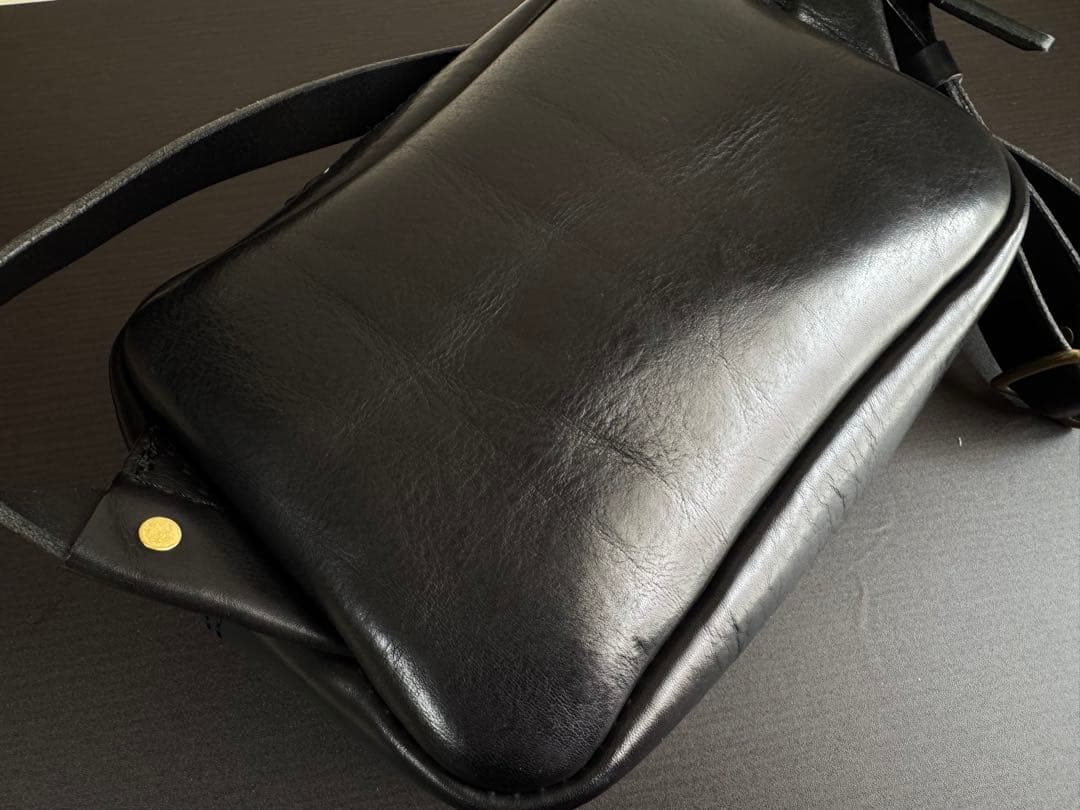 最終値下げ表示【アナロジコ】ウエストポーチ/ ブラック