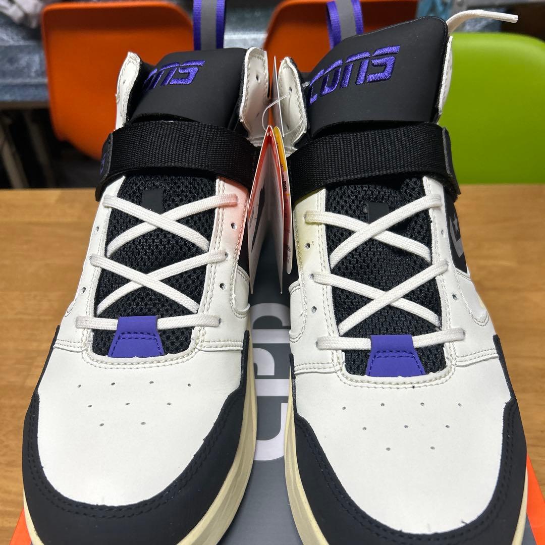 CONVERSE CPDモデル 安全靴 27.5 ホワイト/ブラック/パープル