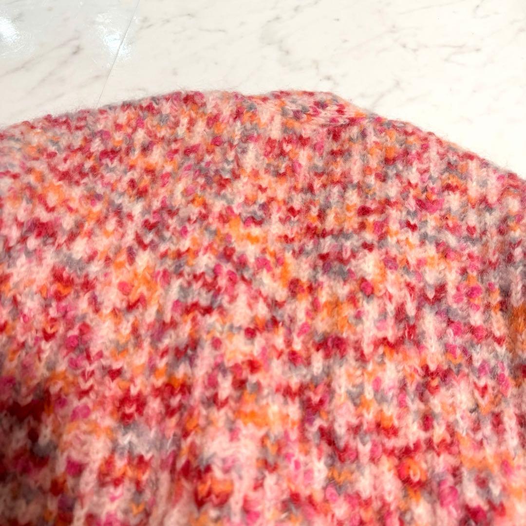 【まま✨️】ドゥロワー 5Gミックス ニット カーディガン ウール モヘヤ