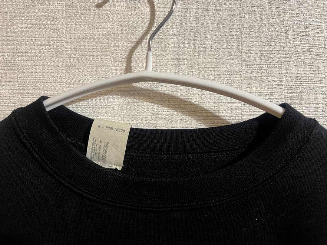 【最終値下げ】N.HOOLYWOOD エヌハリウッド スウェット ブラック 36
