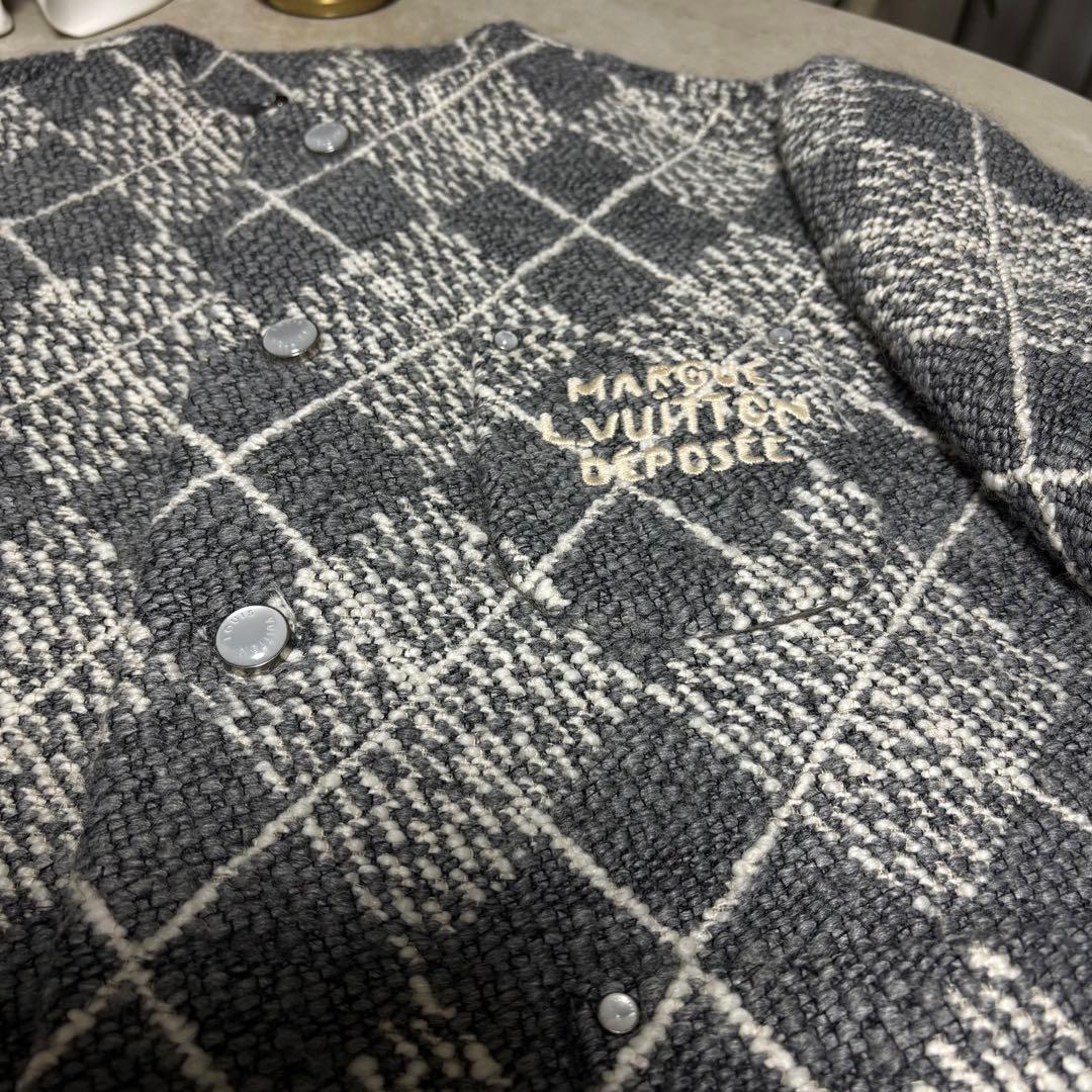 未使用　ルイヴィトン　シックカラーレス ウールジャケット　ツイード　97.6万円