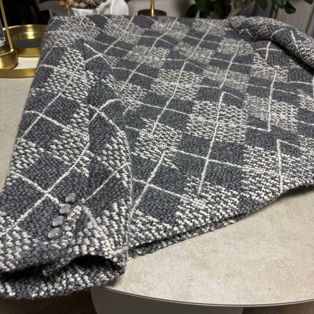 未使用　ルイヴィトン　シックカラーレス ウールジャケット　ツイード　97.6万円