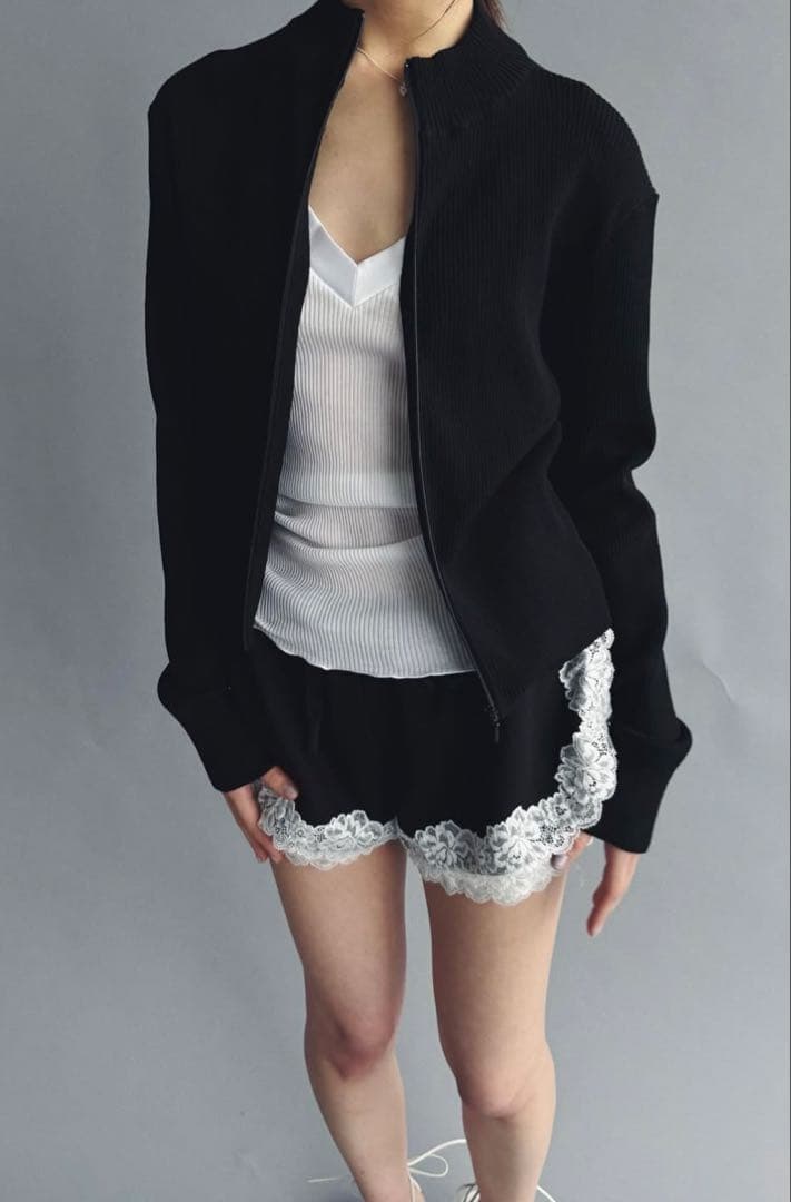 タグ付き　試着のみ　エディットフォールル　ユハンワン　レース　ショートパンツ