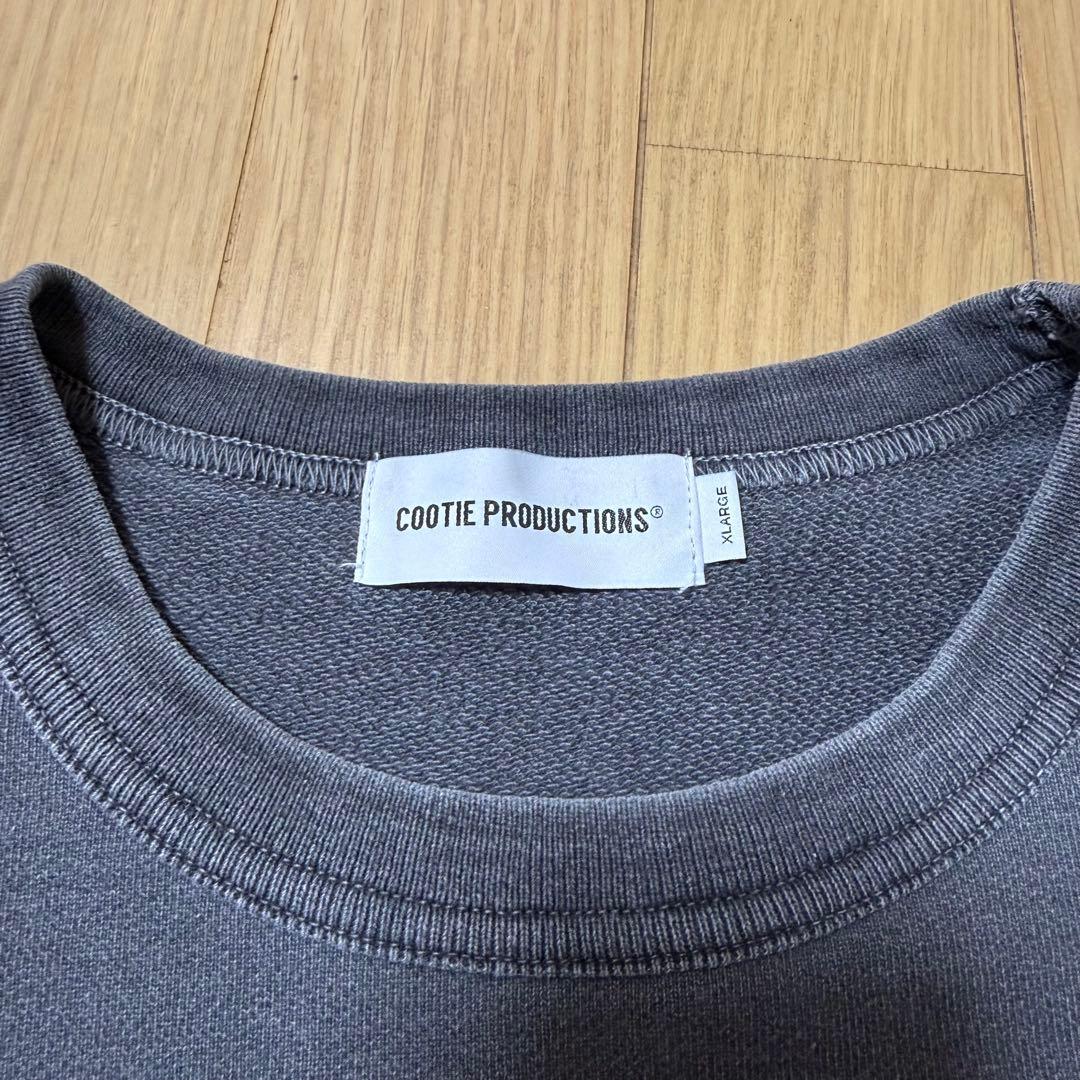 クーティー　COOTIE Pigment Dyed Sweat Crew XL
