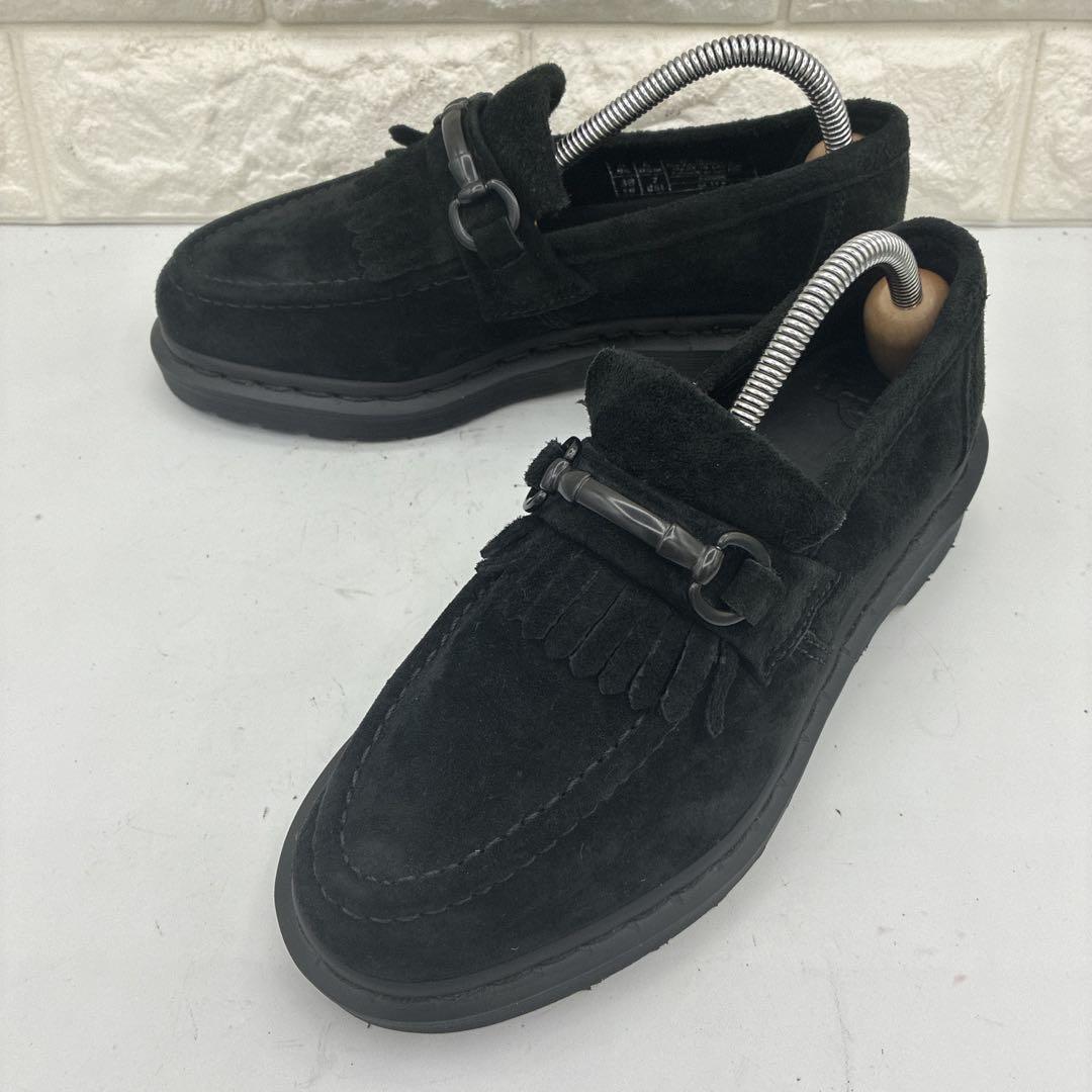 【美品】ドクターマーチン エイドリアン スナッフル 24 ビットローファー 黒