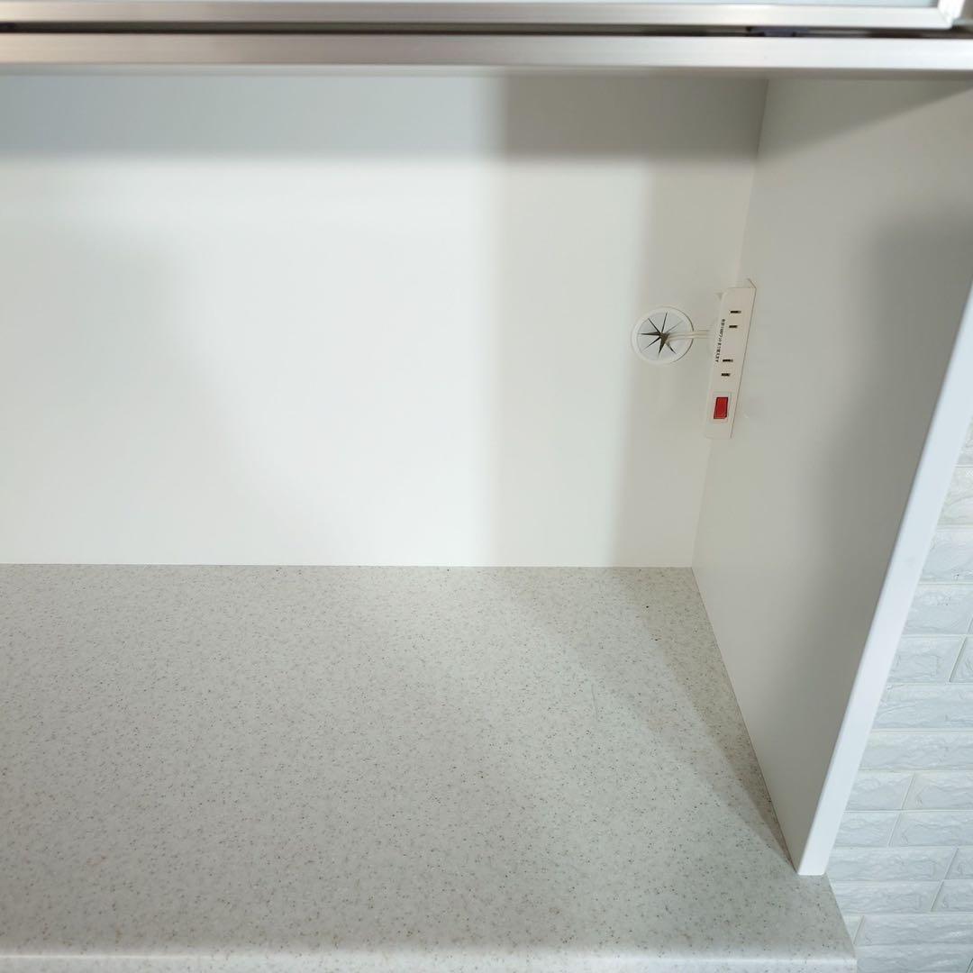 ニトリ キッチンボード アルミナ2 幅100cm カップボード 食器棚 I065