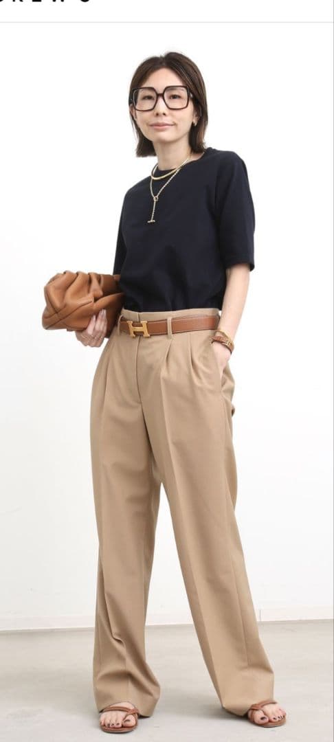 エルメス　コンスタンス　Hベルト　茶×赤