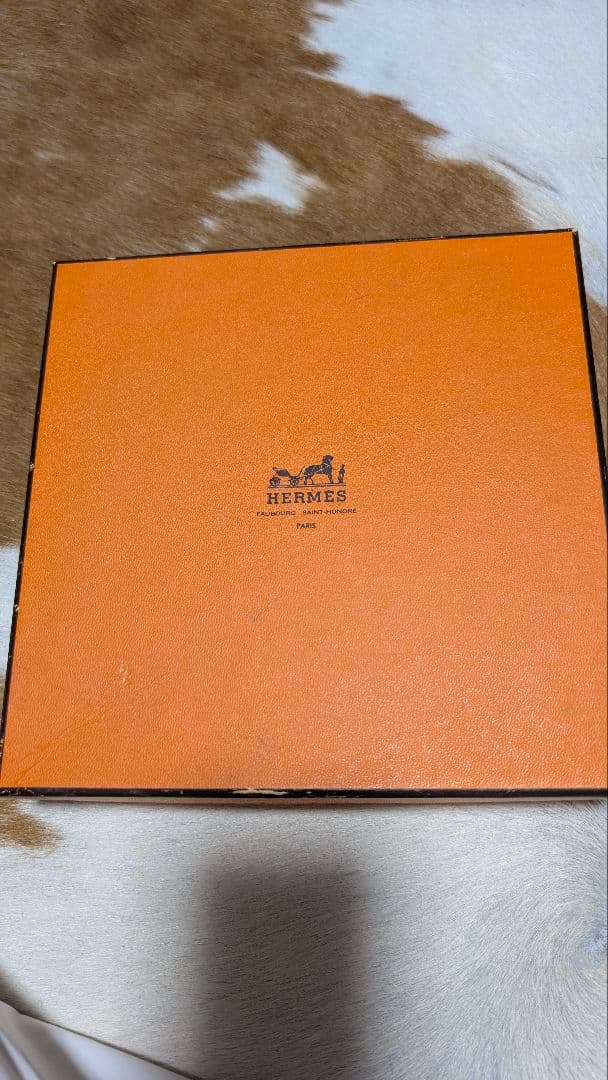 エルメス　コンスタンス　Hベルト　茶×赤