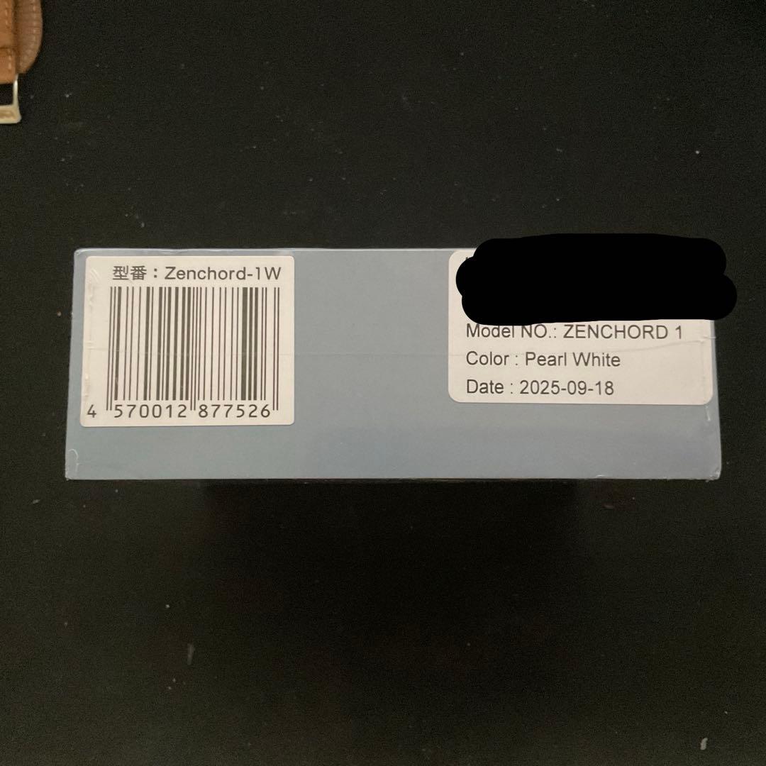 【未開封】Zenchord1 ワイヤレスイヤフォン　パールホワイト