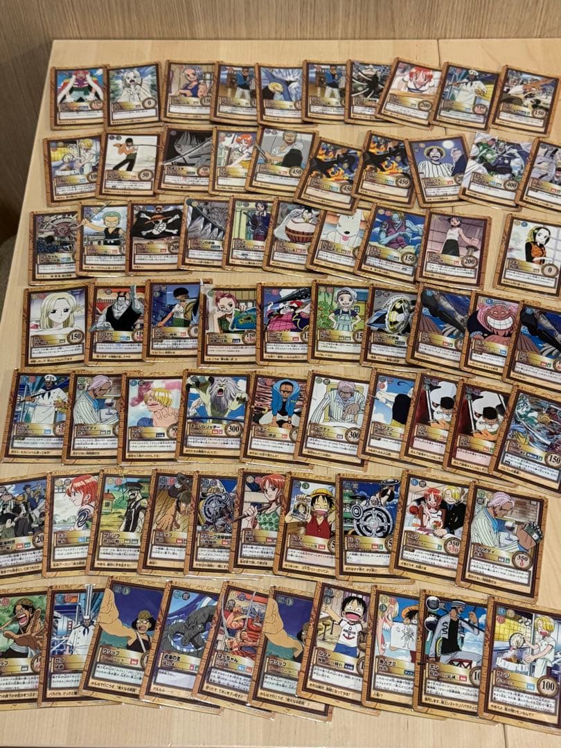 【引退品】旧ワンピースカード　ノーマル172枚　レア12枚