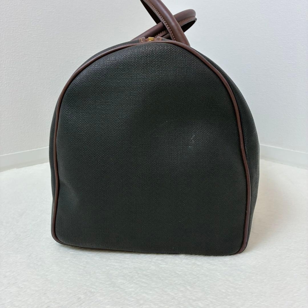 ダンヒル　ボストンバック　レザー　ゴールド金具　レザー