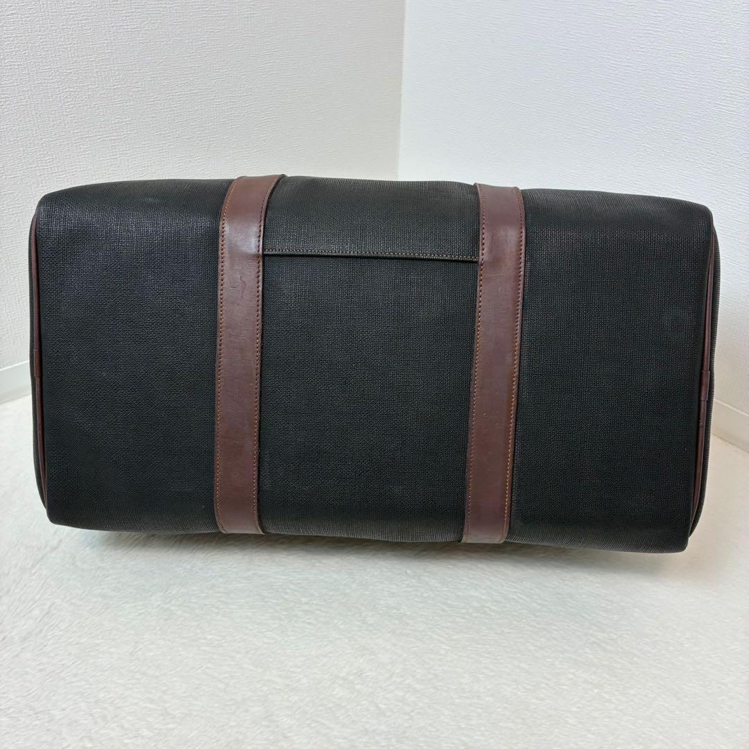 ダンヒル　ボストンバック　レザー　ゴールド金具　レザー