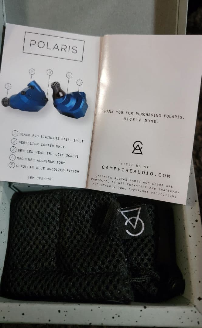 Campfire Audio ハイブリッド型イヤホン POLARIS II