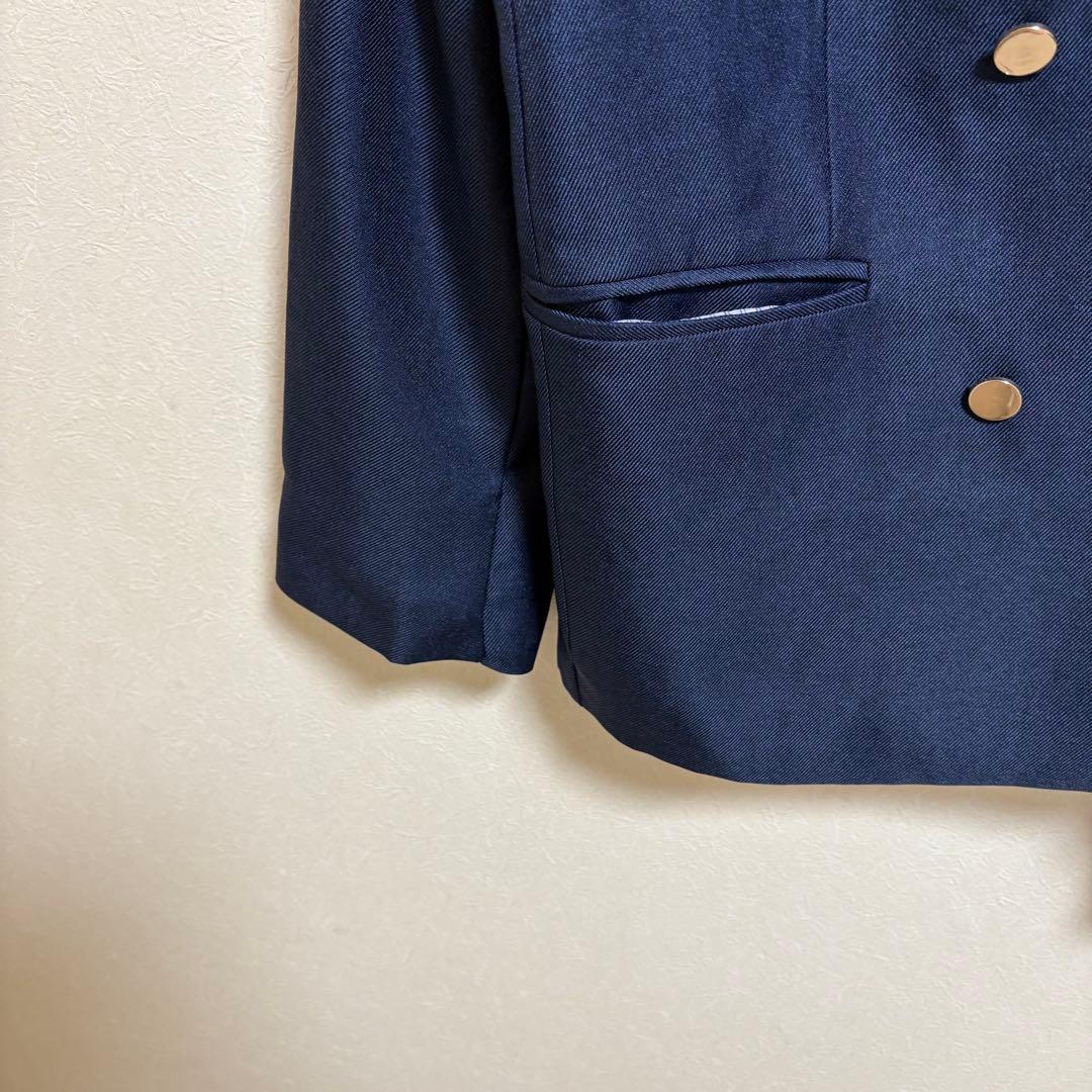 新品 ミスティック 金ボタンテーラードジャケット ネイビー